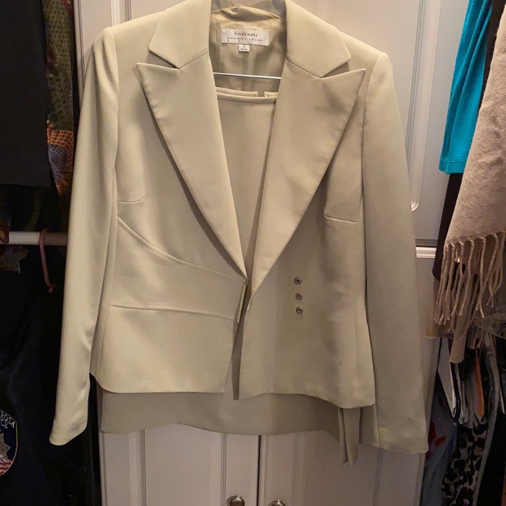 Tahari brand suit